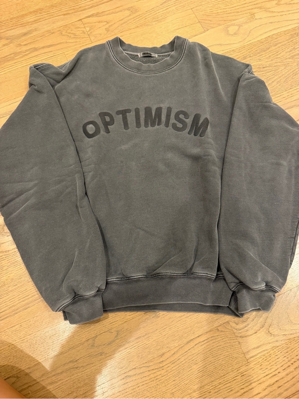 Madhappy Optimism Graphic Crewneck - Gray